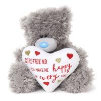 9" Padded Girlfriend Heart Me to You Bear Extra Image 2 Preview